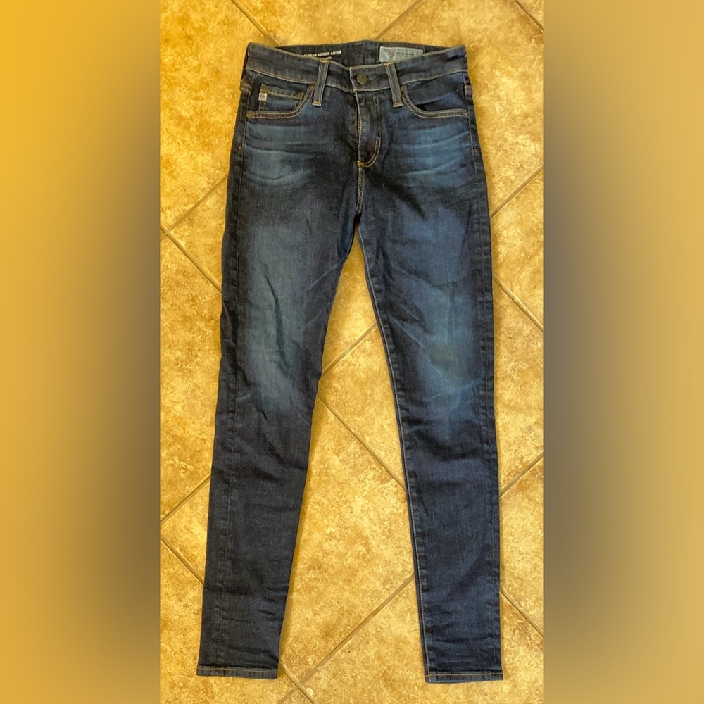 Adriano Goldschmied The Farrah Skinny High Rise Skinny Ankle Size 25R